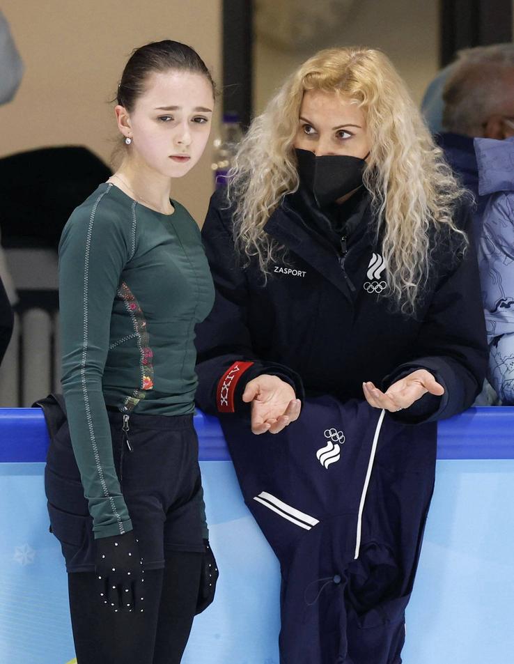 Kamila Valieva și Eteri Tutberidze, foto: Imago