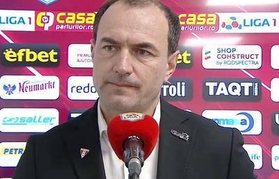 Ionuț Badea, după 0-0 cu Dinamo: „Au jucat în semicerc, ca la handbal. Nu am pregătit echipa pentru așa ceva”