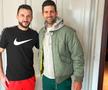 Andrei Panait, alături de Novak Djokovic / Sursă foto: Instagram