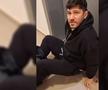 Cristi Tănase, 36 de ani, este în centrul unui nou episod șocant, fostul căpitan al lui FCSB fiind filmat în week-end în ipostaze tulburătoare, întins pe jos în holul blocului.