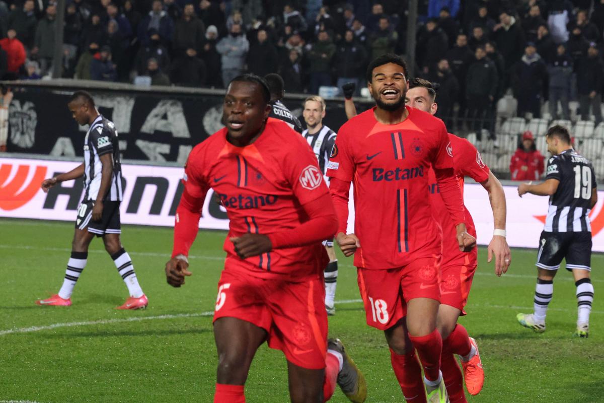 PAOK - FCSB, imagini din meci // Europa League, play-off, 13.02.2025