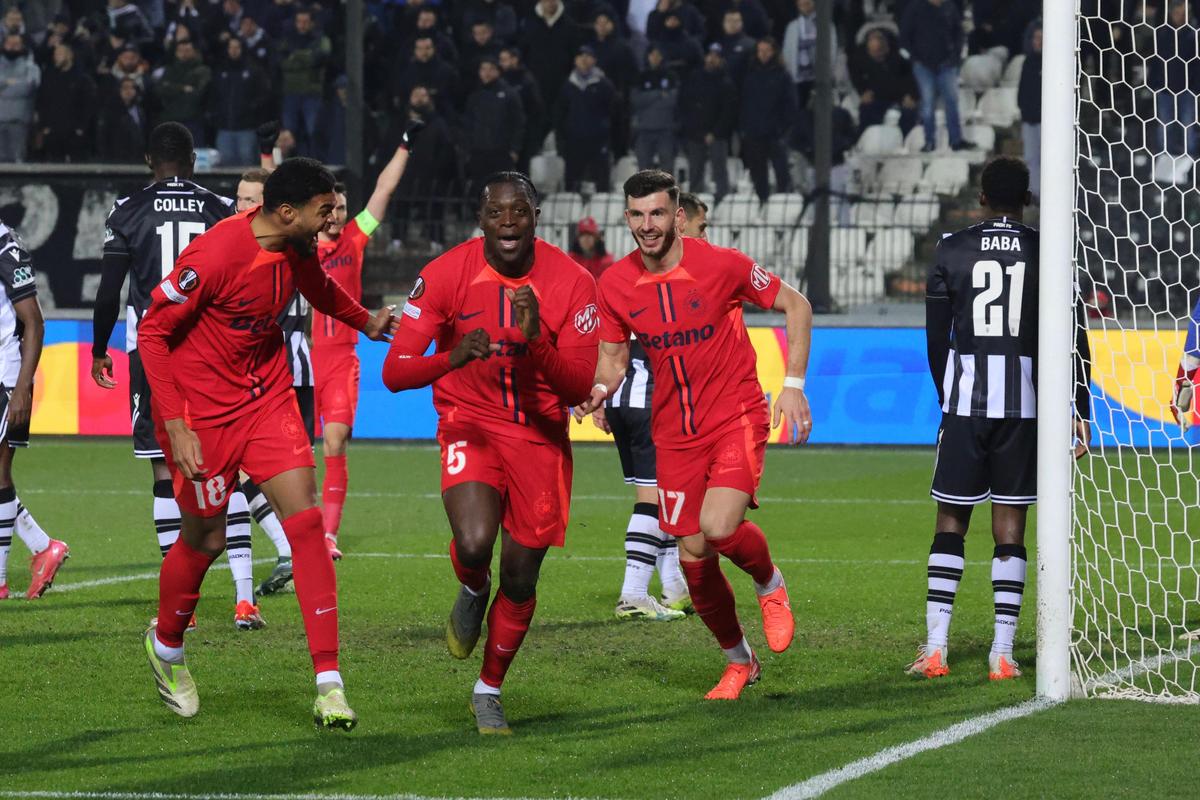 PAOK - FCSB, imagini din meci // Europa League, play-off, 13.02.2025