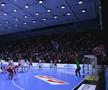 Dinamo, învinsă de Veszprem și la returul din Liga Campionilor » Moment emoționant în minutul 8 al meciului din Polivalentă