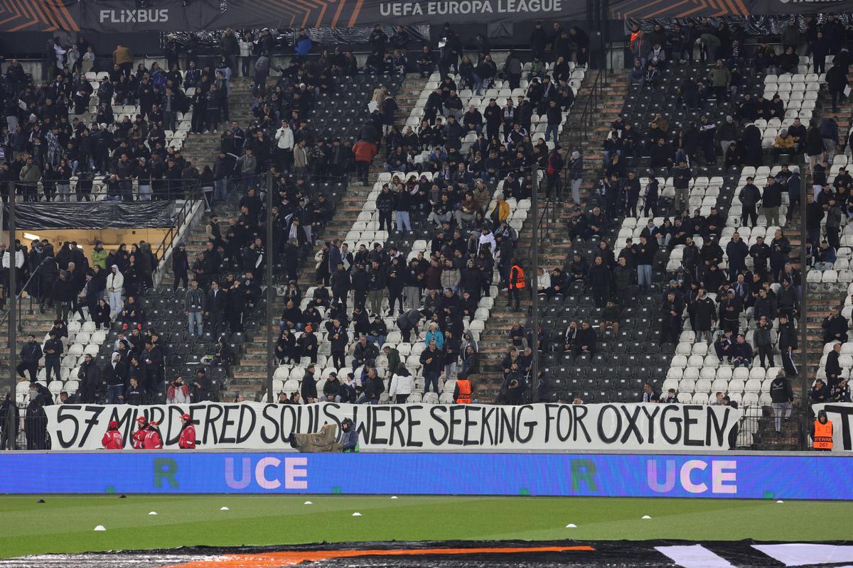 PAOK - FCSB » Imagini de la încălzire