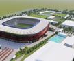 Stadion Dinamo - machetă și imagini de la demolarea actualei arene