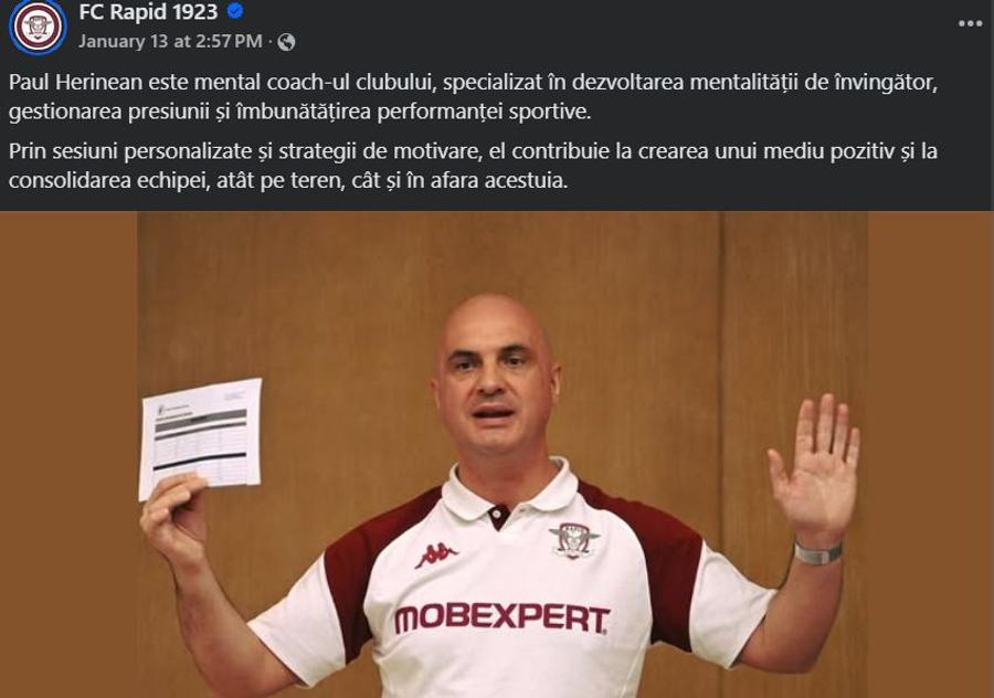 A lucrat 15 ani în SRI, acum Șucu l-a angajat să-i facă pe rapidiști campioni: „De câte mii de ori am fost acuzat că sunt securist...”