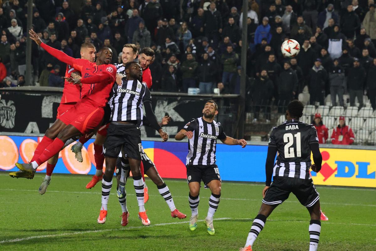PAOK - FCSB, imagini din meci // Europa League, play-off, 13.02.2025