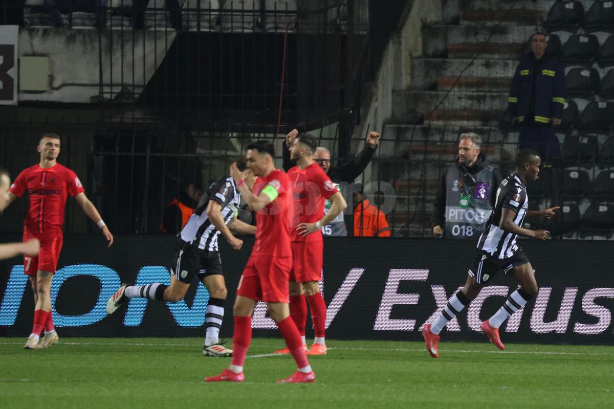 PAOK - FCSB, imagini din meci // Europa League, play-off, 13.02.2025