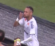 Neymar a făcut-o să râdă și pe arbitră! Momente hilare în Santos - Corinthians