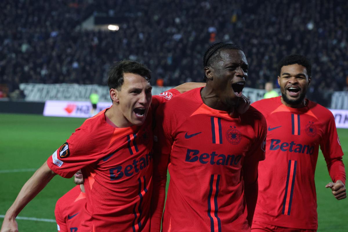 PAOK - FCSB, imagini din meci // Europa League, play-off, 13.02.2025