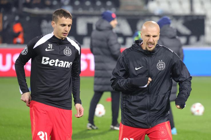 Imagini de la încălzire PAOK - FCSB / Foto: Ionuț Iordache GSP