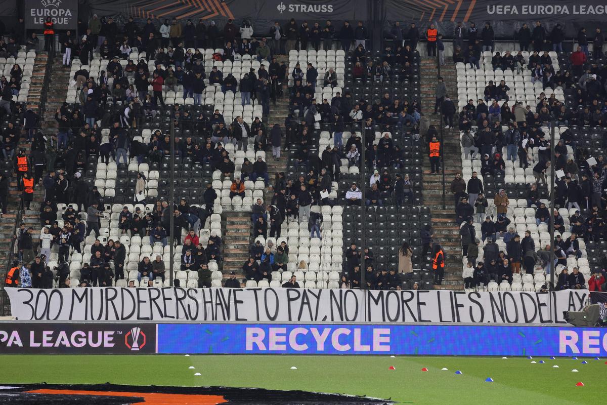 PAOK - FCSB » Imagini de la încălzire