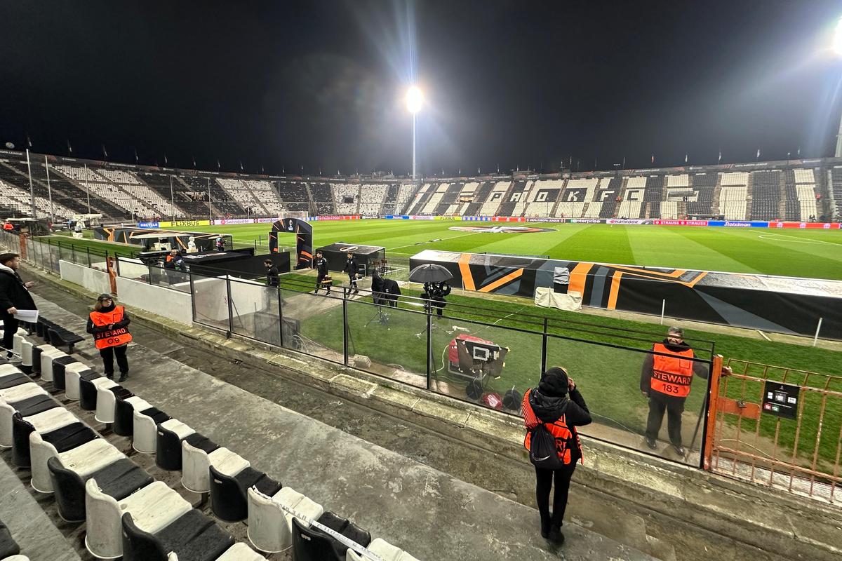 PAOK - FCSB » Imagini dinaintea partidei