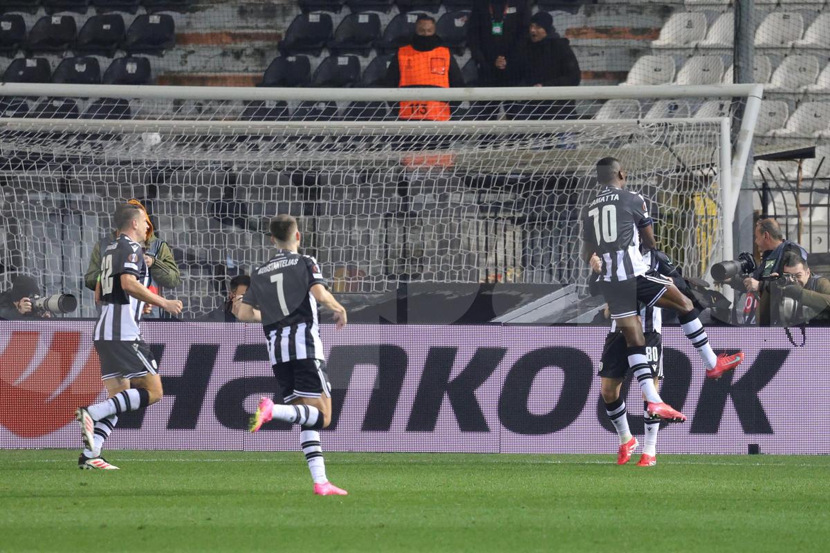 PAOK - FCSB, imagini din meci // Europa League, play-off, 13.02.2025
