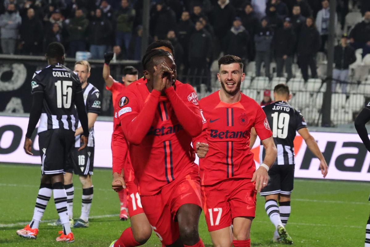 PAOK - FCSB, imagini din meci // Europa League, play-off, 13.02.2025
