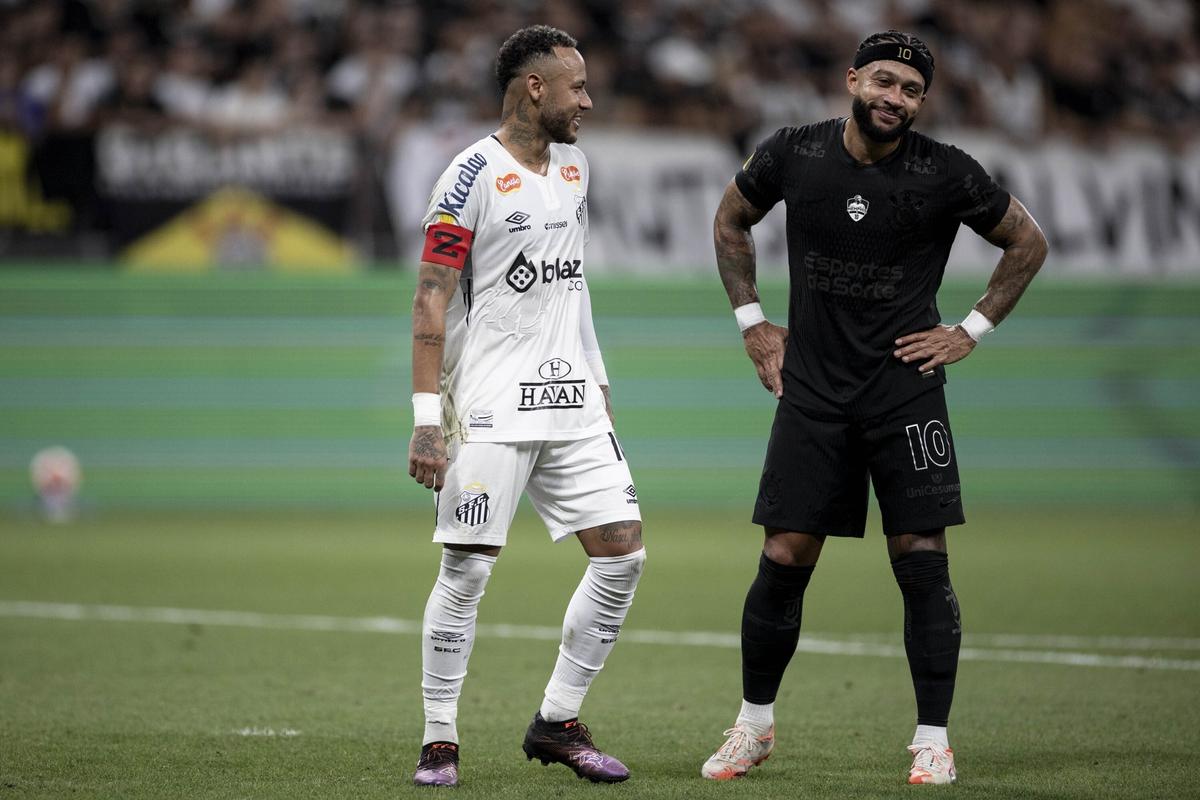 Neymar, în centrul atenției în Corinthians - Santos
