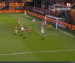Dennis Man, gol în FC Volendam - PSV // FOTO: captură Prima Sport