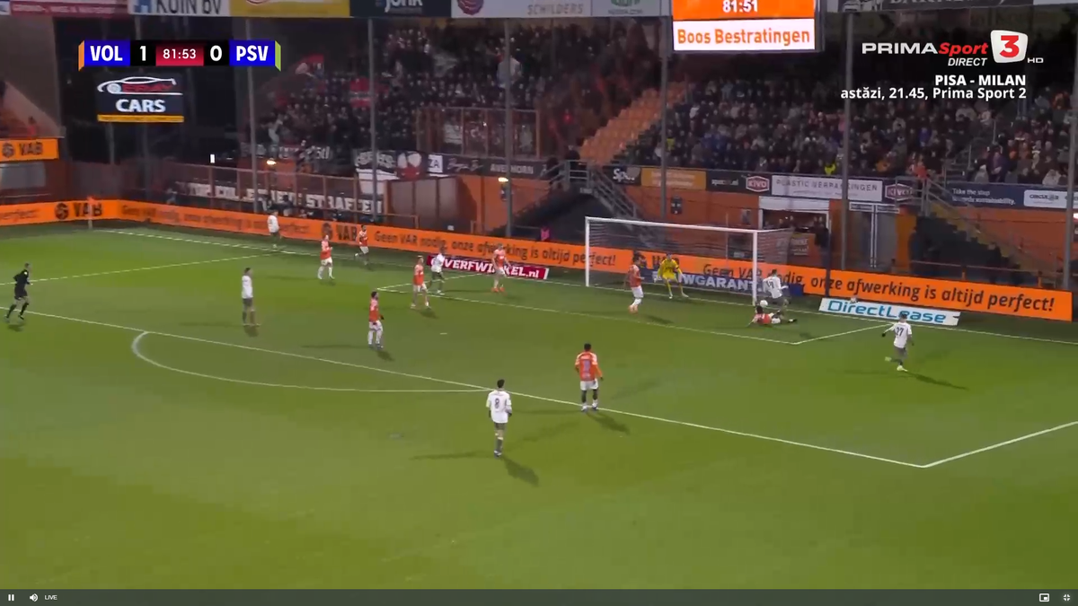 Dennis Man, gol în FC Volendam - PSV