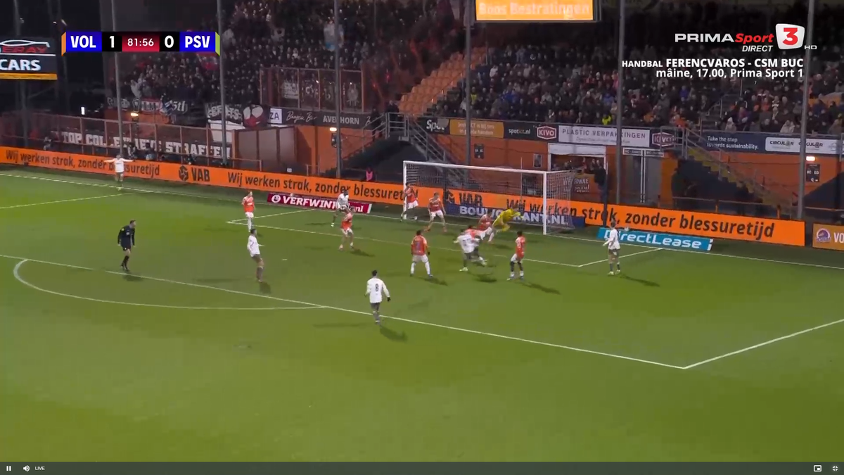 Dennis Man, gol în FC Volendam - PSV