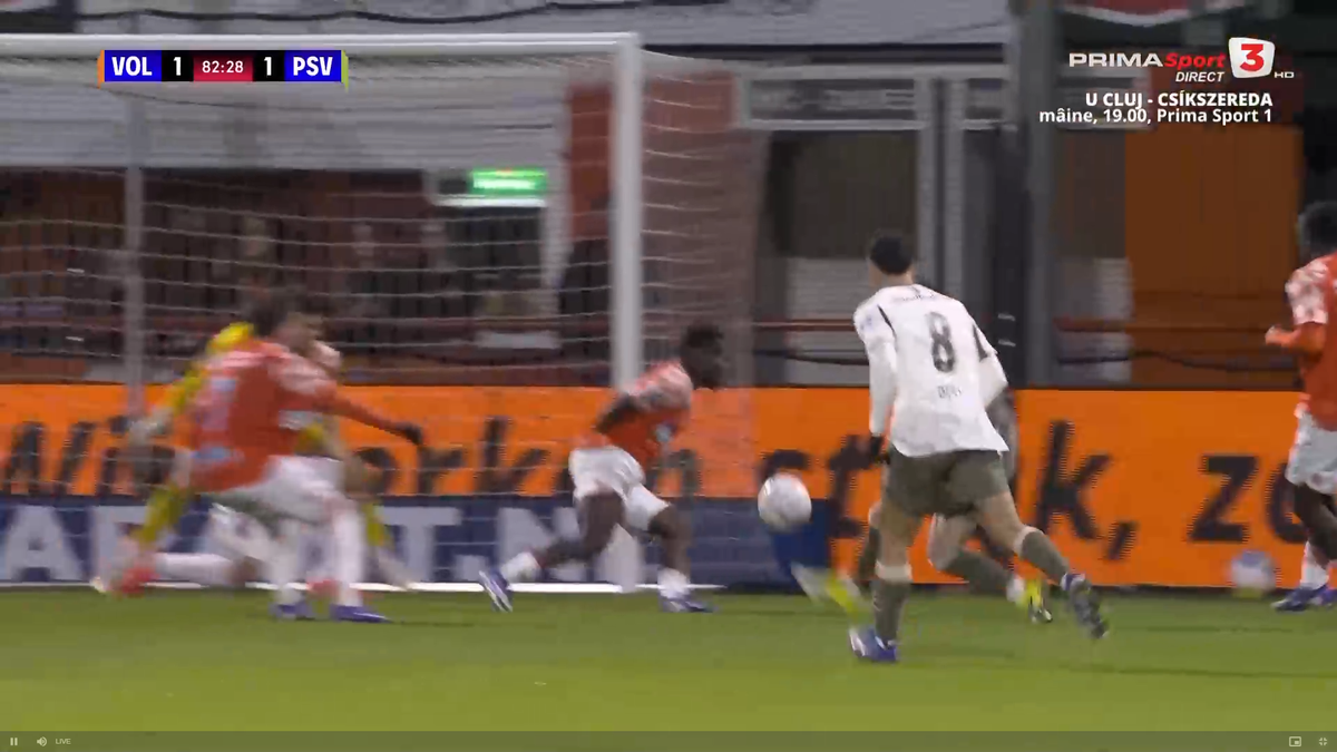 Dennis Man, gol în FC Volendam - PSV
