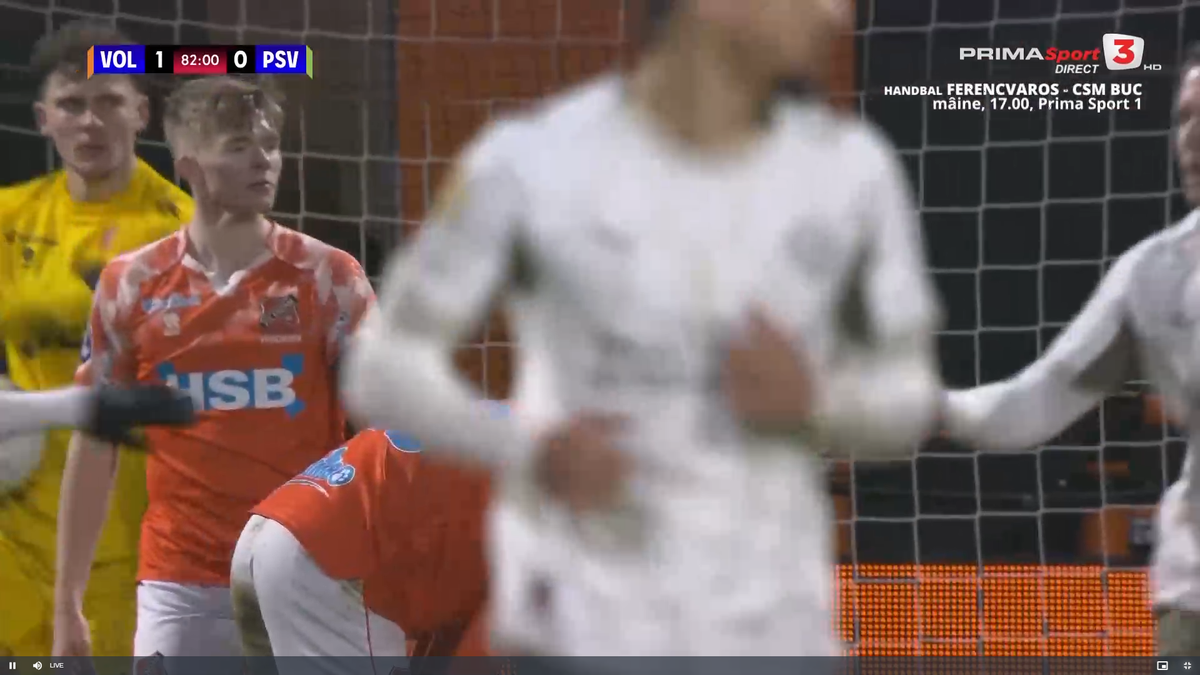 Dennis Man, gol în FC Volendam - PSV