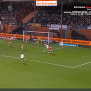 Dennis Man, gol în FC Volendam - PSV // FOTO: captură Prima Sport