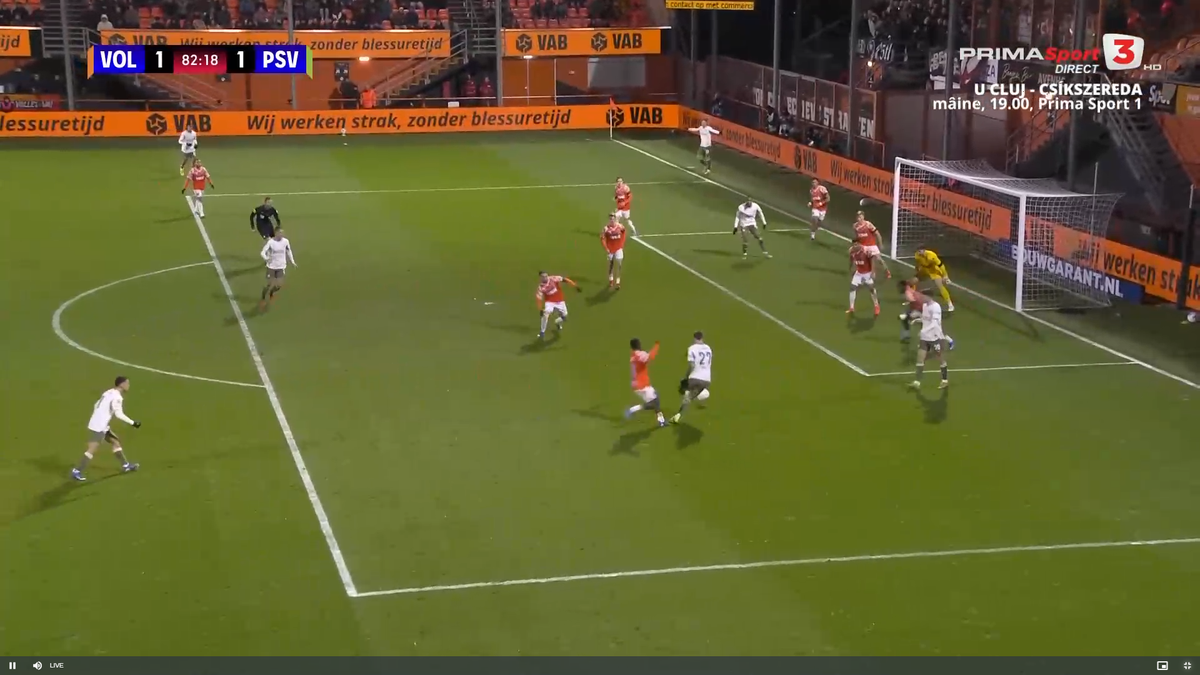 Dennis Man, gol în FC Volendam - PSV
