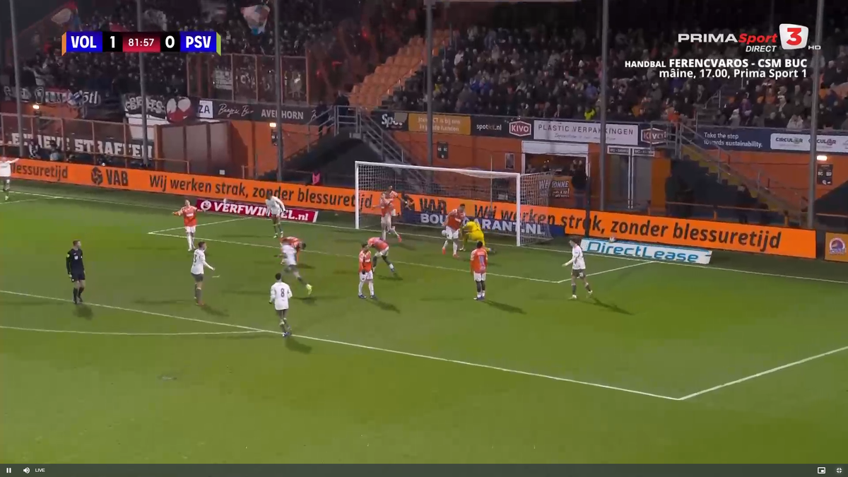Dennis Man, gol în FC Volendam - PSV