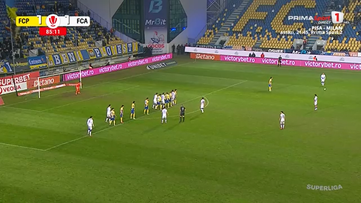Golul anulat lui FC Argeș cu Petrolul