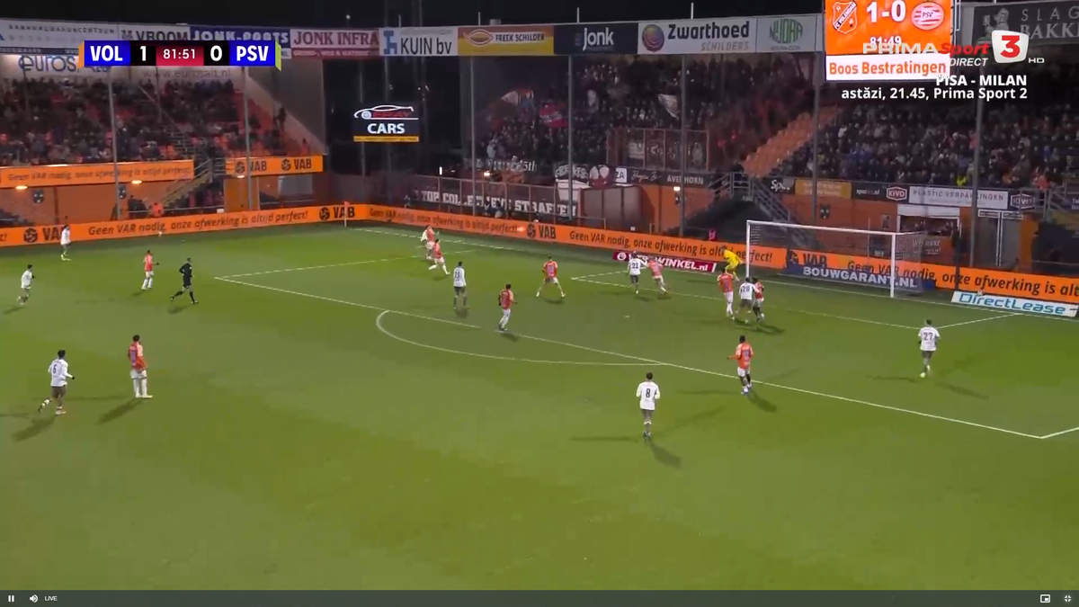 Dennis Man, gol în FC Volendam - PSV
