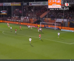 Dennis Man, gol în FC Volendam - PSV // FOTO: captură Prima Sport