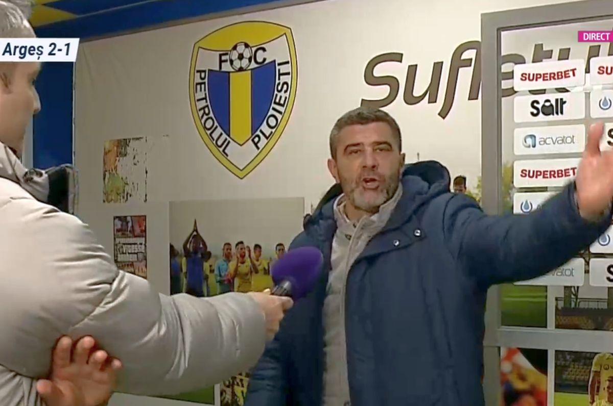 Imagini incredibile! Dani Coman i-a ÎNTRERUPT brusc interviul: „Dă-i, bă, drumul la vestiar!”