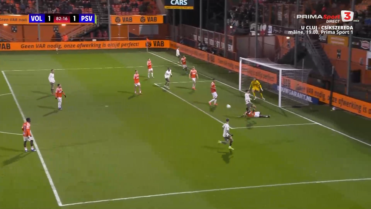 Dennis Man, gol în FC Volendam - PSV