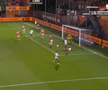 Dennis Man, gol în FC Volendam - PSV // FOTO: captură Prima Sport