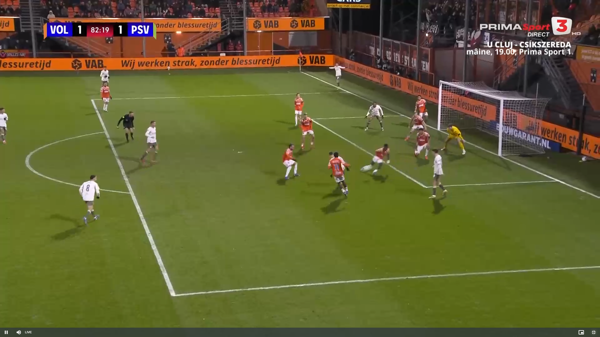 Dennis Man, gol în FC Volendam - PSV