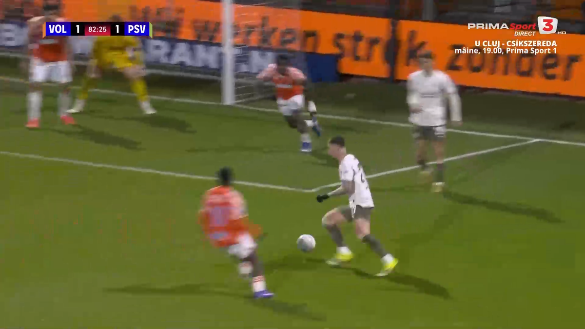 Dennis Man, gol în FC Volendam - PSV
