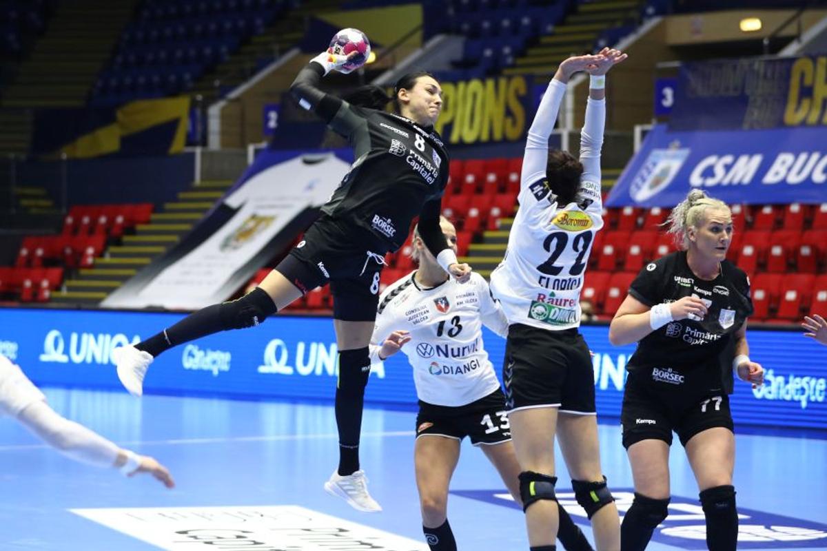 VIDEO CSM București a pierdut returul cu Vâlcea, dar s-a calificat în „sferturile” Ligii Campionilor! Știm adversara