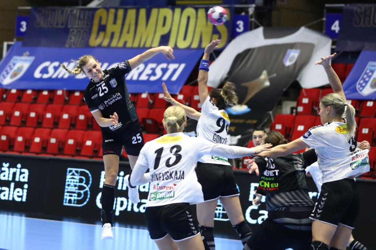 VIDEO CSM București a pierdut returul cu Vâlcea, dar s-a calificat în „sferturile” Ligii Campionilor! Știm adversara