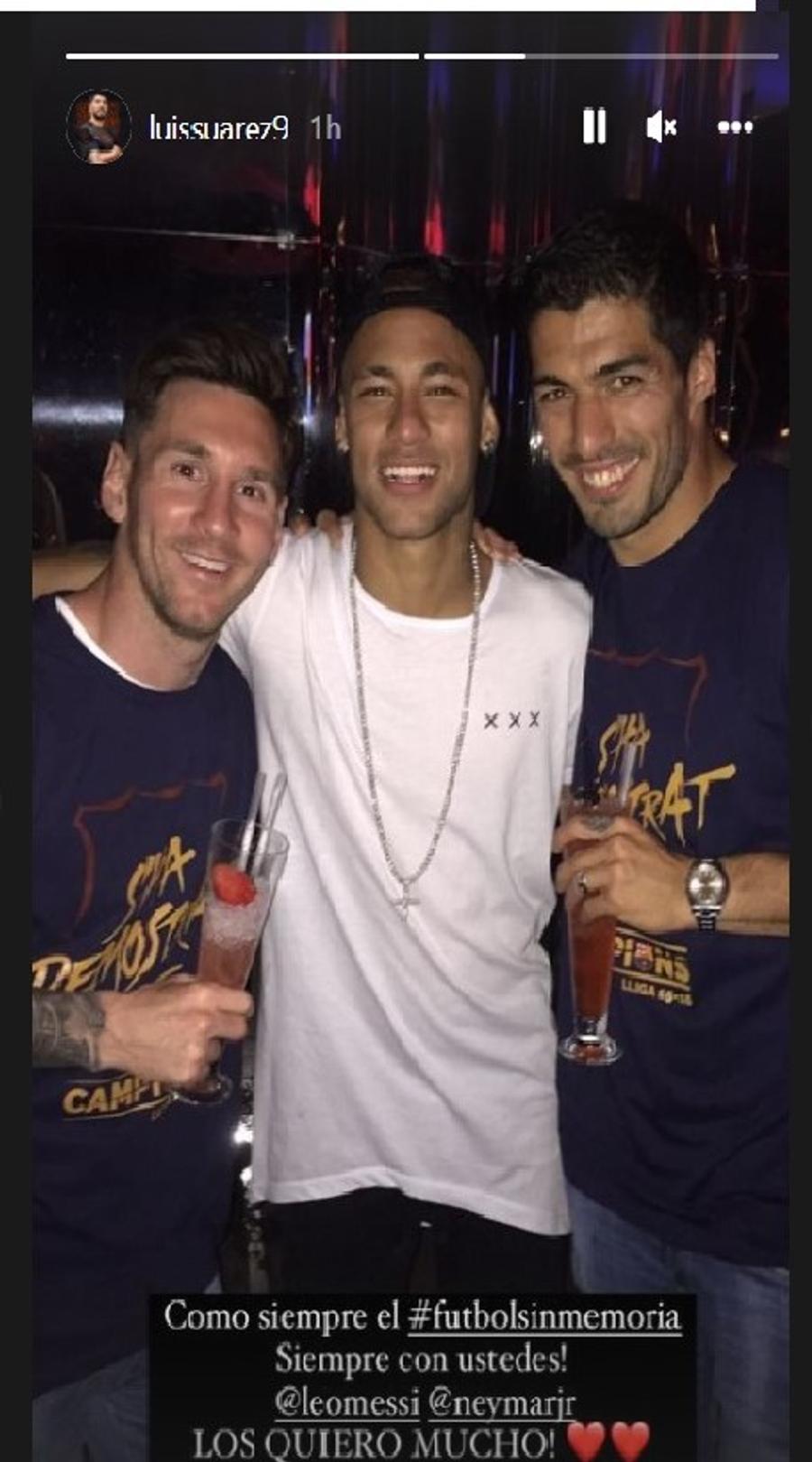 Captură Instagram Luis Suarez Luis Suarez intervine după ce fanii lui PSG i-au huiduit pe Neymar și Messi » Mesajul uruguayanului