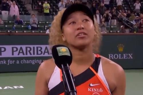 Naomi Osaka (24 de ani, 78 WTA) a izbucnit în lacrimi în meciul cu Veronika Kudermetova (24 de ani, 24 WTA), 0-6, 4-6 în turul 2 la Indian Wells.