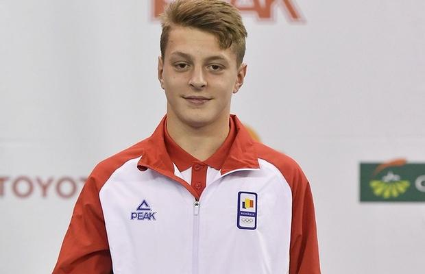 Gabriel Burtănete, pe ultimul loc în finala de la sărituri la CM de la Baku