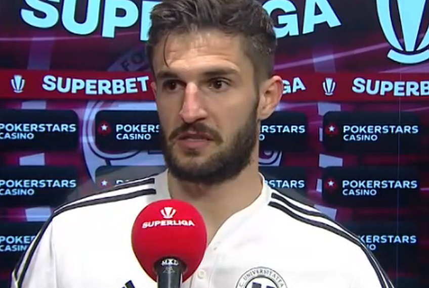CFR Cluj - U Cluj 4-0 » La finalul partidei Andrei Pițian (27 de ani), stoperul oaspeților, a fost supărat pe arbitraj. N-are de ce. Toate cele 3 penalty-uri primite de „feroviari” au fost corect acordate.