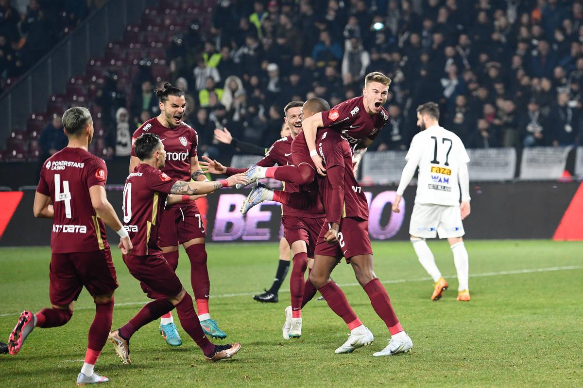 CFR o face KO pe U Cluj! Campioana intră în play-off la egalitate cu liderul Farul » Cum arată ACUM clasamentul după înjumătățire