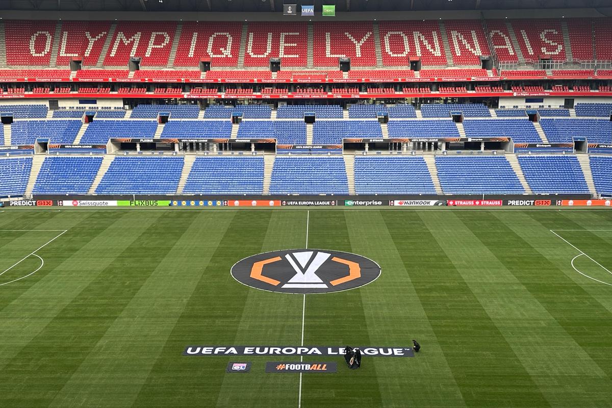 Imagini înainte de Lyon - FCSB