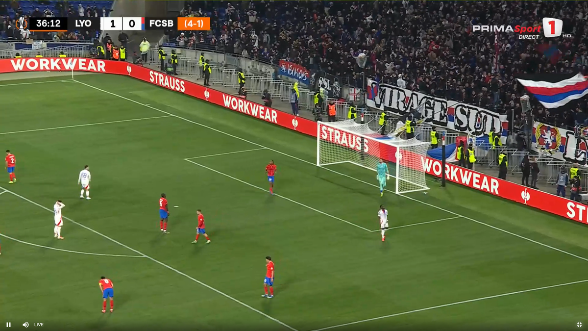 Nuamah, ratare uriașă în Lyon - FCSB