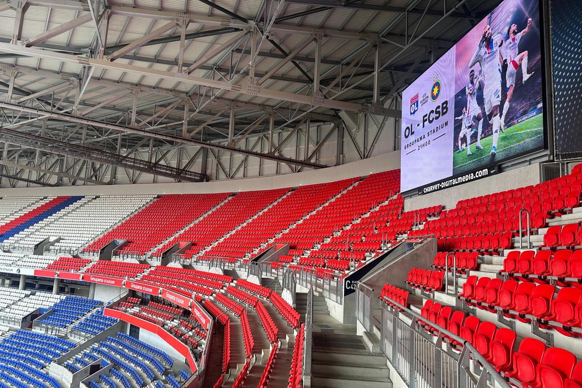 Imagini înainte de Lyon - FCSB