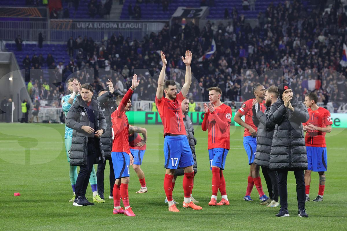 Anunțul făcut în direct după Lyon - FCSB: jucătorul căruia îi va fi scăzut salariul în vară