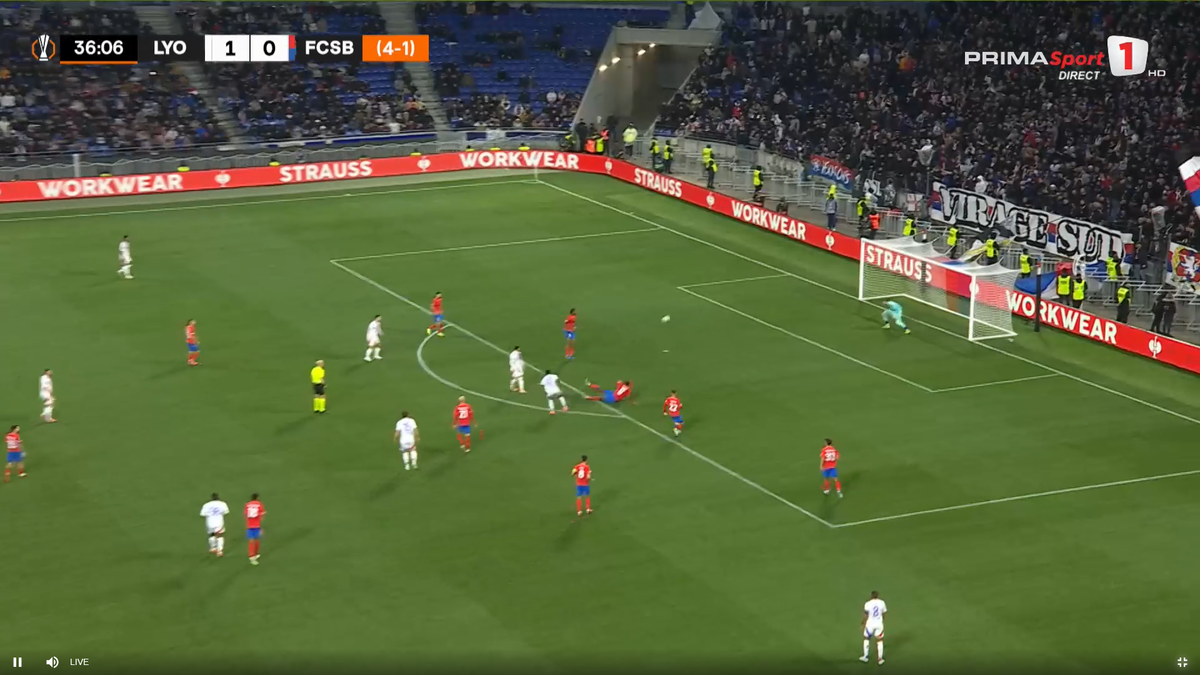 Nuamah, ratare uriașă în Lyon - FCSB