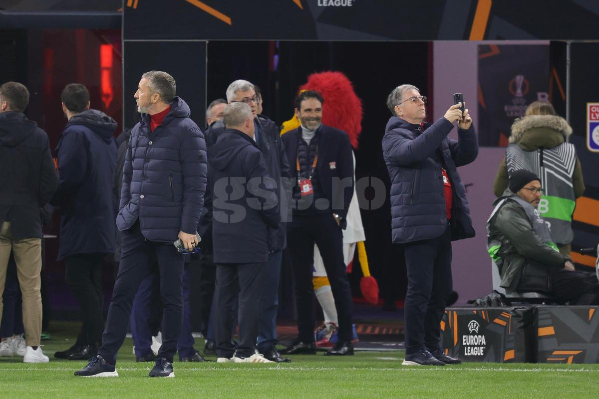 Lyon - FCSB, primele imagini de la firul ierbii
