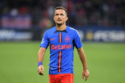 Marius Ștefănescu, victimă sigură sau pedepsit scuzabil în Lyon - FCSB? Foto: Cristi Preda, GSP
